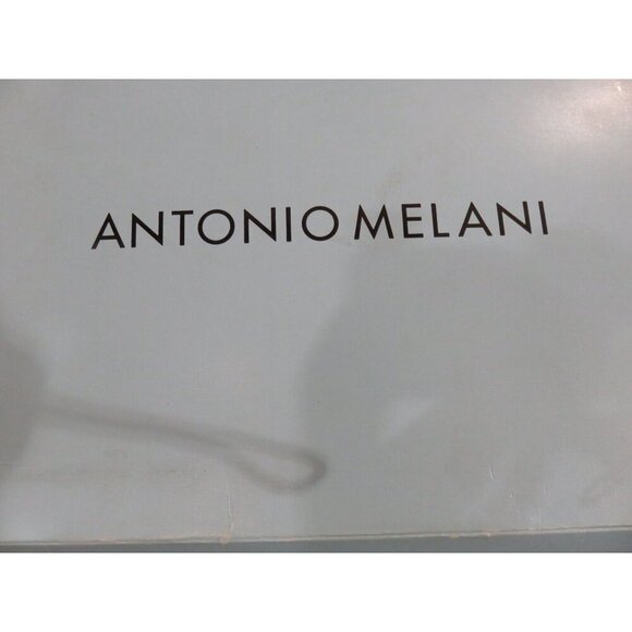 Antonia Melani Mixed Italian Suede and Leather Heeled Knee Boots size 10 - Picture 9 of 9